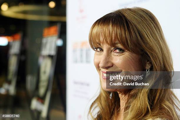 Actress Jane Seymour attends the Premiere of "Glen Campbell... I'll Be Me" at Pacific Design Center on November 11, 2014 in West Hollywood,...