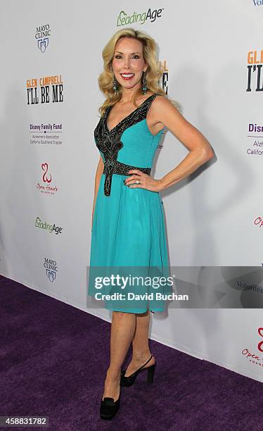 Kim Campbell attends the Premiere of "Glen Campbell... I'll Be Me" at Pacific Design Center on November 11, 2014 in West Hollywood, California.