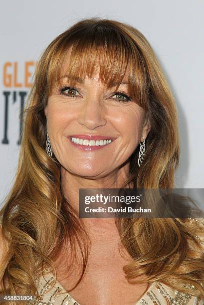 Actress Jane Seymour attends the Premiere of "Glen Campbell... I'll Be Me" at Pacific Design Center on November 11, 2014 in West Hollywood,...