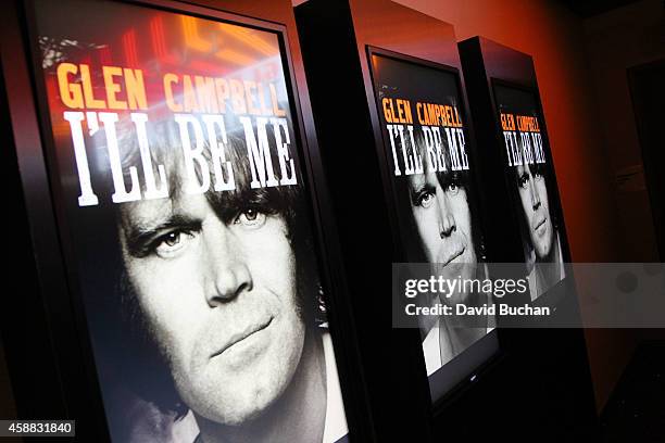 General view of atmosphere at the Premiere of "Glen Campbell... I'll Be Me" at Pacific Design Center on November 11, 2014 in West Hollywood,...