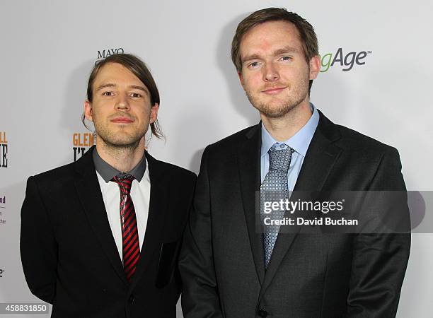 Cal Campbell and Keifer Neilson attends the Premiere of "Glen Campbell... I'll Be Me" at Pacific Design Center on November 11, 2014 in West...