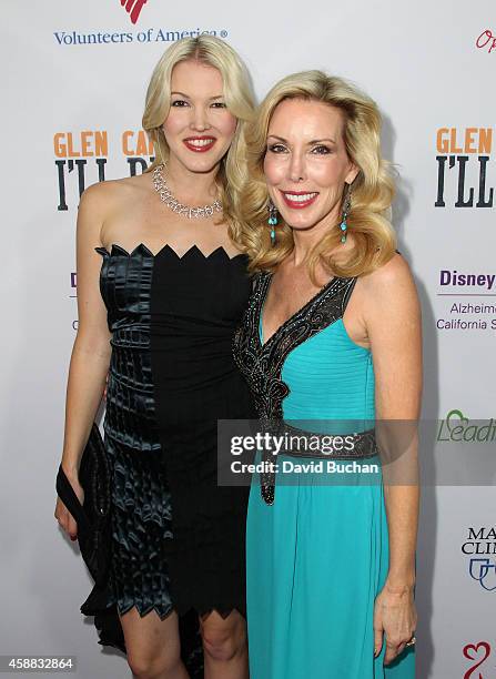 Ashley Campbell and Kim Campbell attend the Premiere of "Glen Campbell... I'll Be Me" at Pacific Design Center on November 11, 2014 in West...