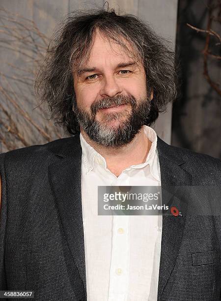 Director Peter Jackson attends the premiere of "The Hobbit: The Desolation Of Smaug" at TCL Chinese Theatre on December 2, 2013 in Hollywood,...