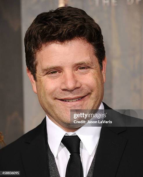 Actor Sean Astin attends the premiere of "The Hobbit: The Desolation Of Smaug" at TCL Chinese Theatre on December 2, 2013 in Hollywood, California.