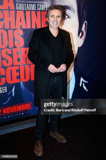 Actor Gilbert Melki attends the 'La prochaine fois, je viserai le coeur' Paris Premiere at UGC Cine Cite Bercy on November 11, 2014 in Paris, France.