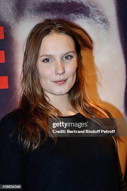 Actress of the movie Ana Girardot attends the 'La prochaine fois, je viserai le coeur' Paris Premiere at UGC Cine Cite Bercy on November 11, 2014 in...