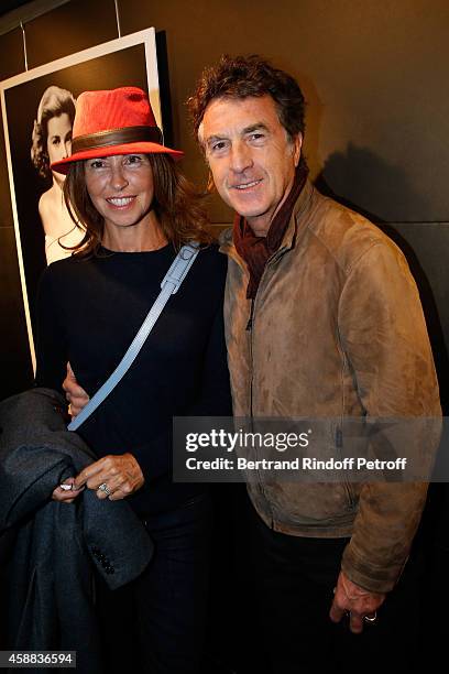 Actor Francois Cluzet and his wife Narjiss A. Cluzet attend the 'La prochaine fois, je viserai le coeur' Paris Premiere at UGC Cine Cite Bercy on...