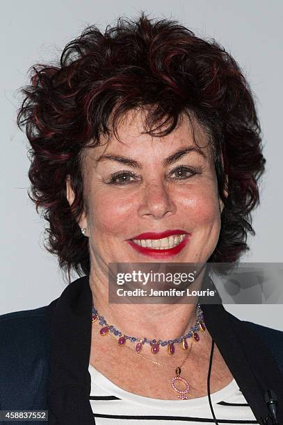 Actress Ruby Wax attends Live Talks Los Angeles presents Ruby Wax In Conversation with Carrie Fisher at the Aero Theatre on November 11, 2014 in...