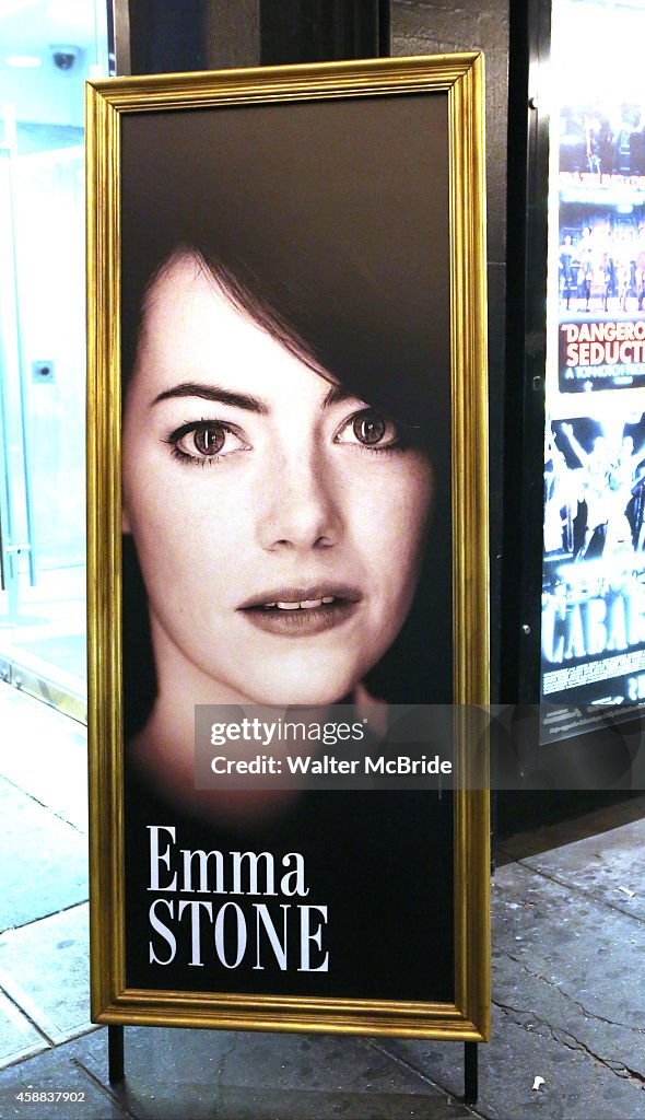 Emma Stone's Broadway Debut In "Cabaret"