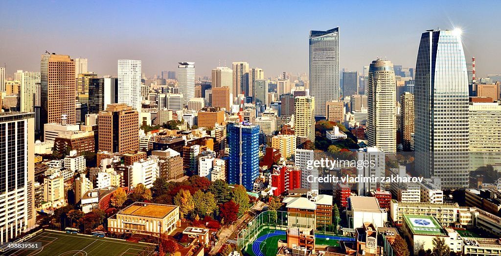 Tokyo Downtown cityscape