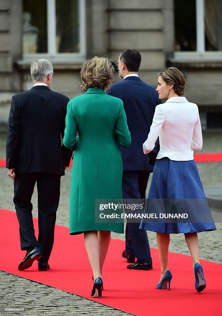 BELGIUM-SPAIN-ROYALS-DIPLOMACY