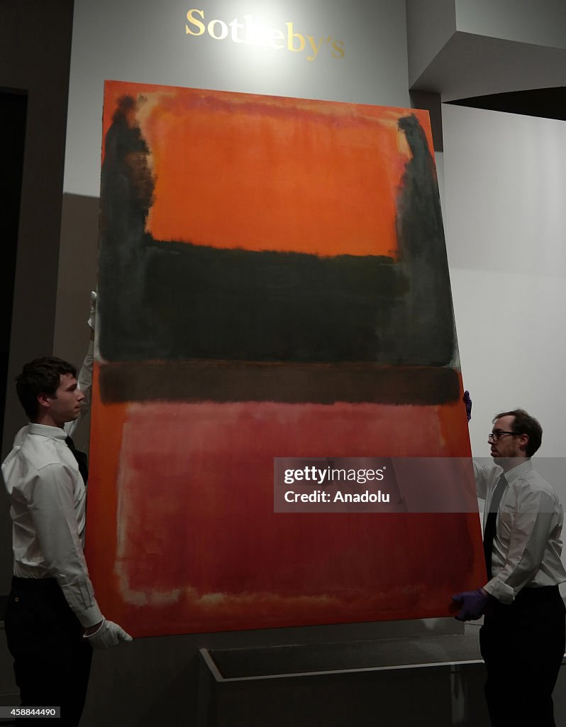 Post-war and contemporary art auction at Sotheby's in New York