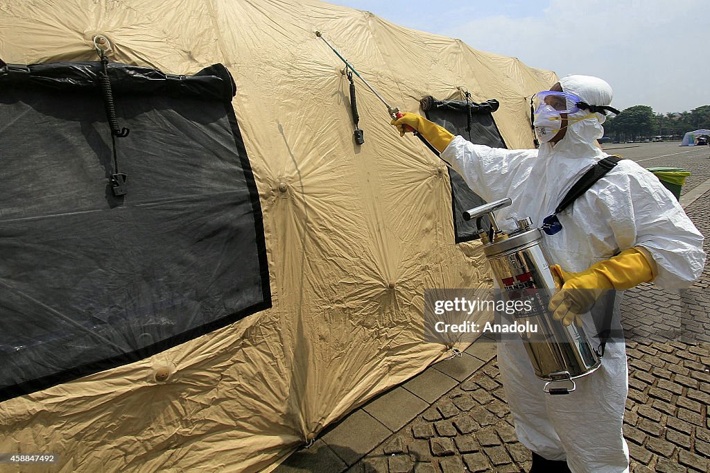 Ebola simulation exercises in Indonesia