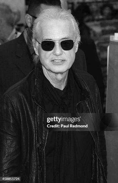 Guitarist Jimmy Page of the band Led Zepplin attends "Jimmy Page By Jimmy Page" Book Signing at Barnes & Noble bookstore at The Grove on November 11,...