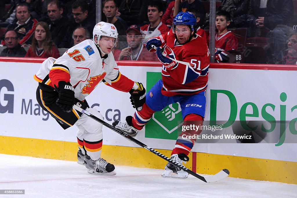 Calgary Flames v Montreal Canadiens