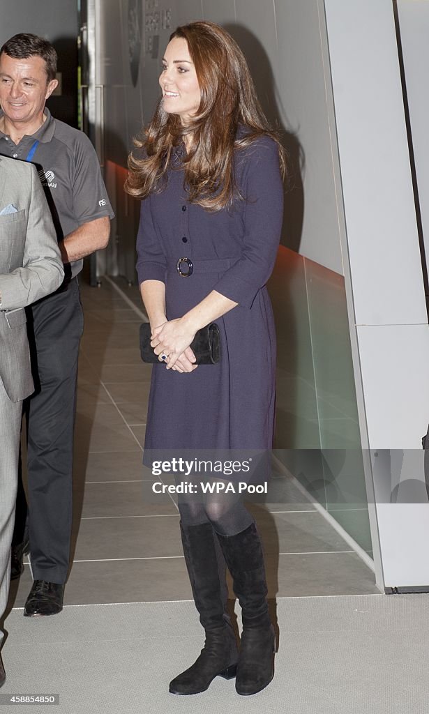 The Duchess Of Cambridge Attends A SportsAid Athelete Workshop