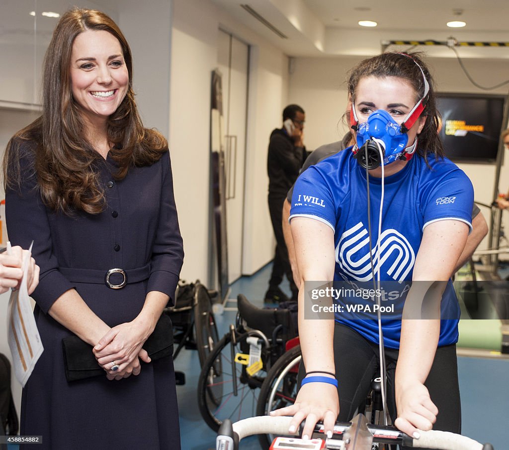 The Duchess Of Cambridge Attends A SportsAid Athelete Workshop