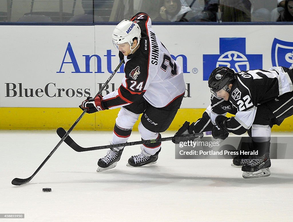 The Portland Pirates host the Manchester Monarchs in AHL Hockey