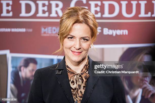 Martina Gedeck attends the 'Das Ende der Geduld' Preview on November 12, 2014 in Berlin, Germany.