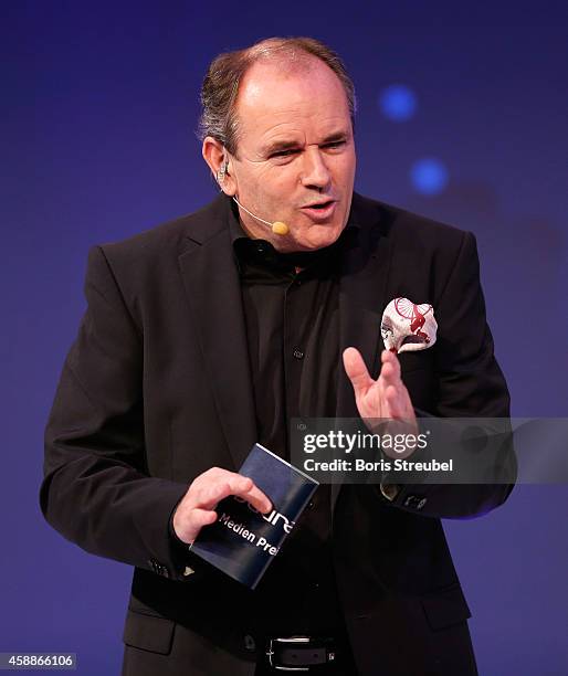 Presenter Wolfram Kons attends the Laureus Media Award 2014 at Grand Hyatt Hotel on November 12, 2014 in Berlin, Germany.