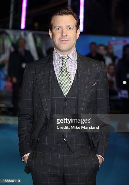 Jason Sudeikis attends the UK Premiere of "Horrible Bosses 2" at Odeon West End on November 12, 2014 in London, England.