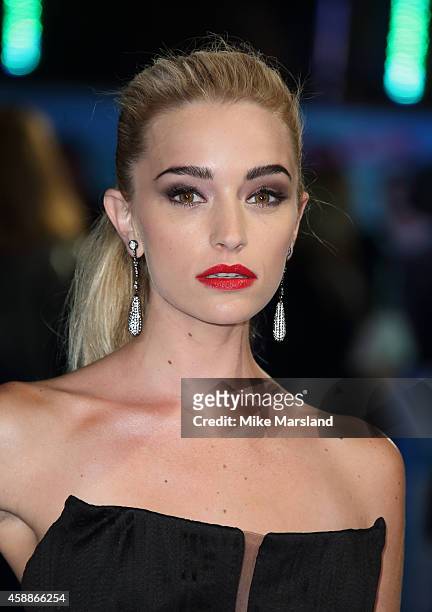 Brianne Howey attends the UK Premiere of "Horrible Bosses 2" at Odeon West End on November 12, 2014 in London, England.