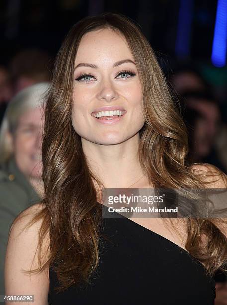 Olivia Wilde attends the UK Premiere of "Horrible Bosses 2" at Odeon West End on November 12, 2014 in London, England.