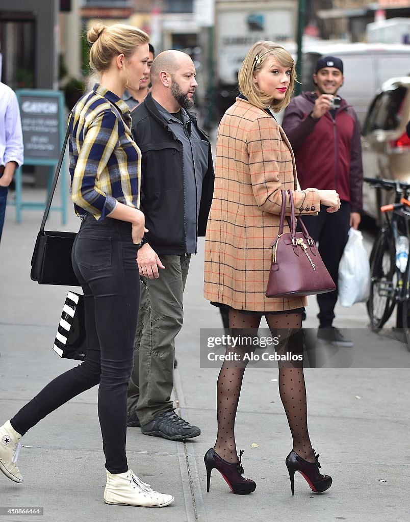 Celebrity Sightings In New York City - November 12, 2014