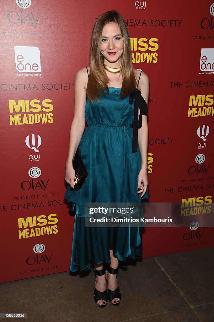 The Cinema Society & Olay Host A Screening Of Entertainment One's "Miss Meadows" - Arrivals