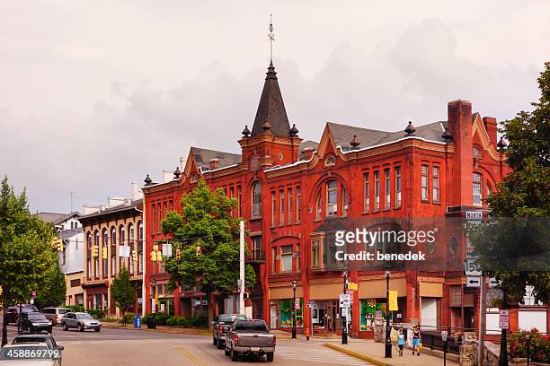 bellefonte, pennsylvania, usa - belleonte stock pictures, royalty-free photos & images
