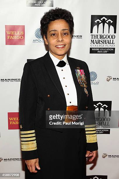 Vice Chief of Naval Operations, U.S. Navy, Admiral Michelle Howard attends the Thurgood Marshall College Fund 26th Awards Gala at Washington Hilton...