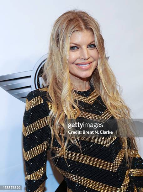 Fergie arrives at the 2014 Emery Awards at Cipriani Wall Street on November 12, 2014 in New York City.