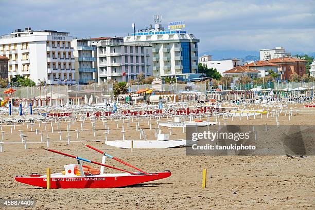beach in cattolica - rimini stock pictures, royalty-free photos & images