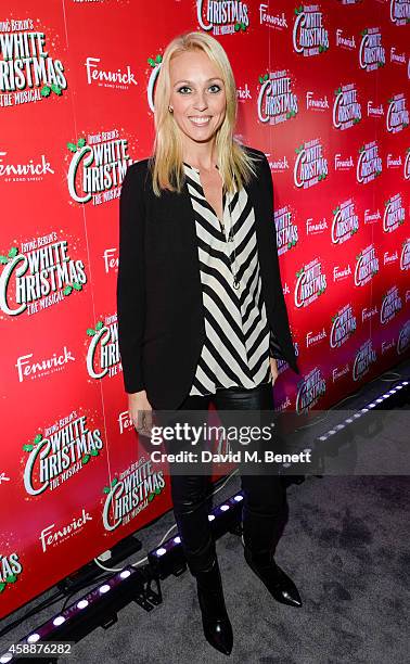 Camilla Dallerup arrives at the "White Christmas" press night after party at The Bloomsbury Ballroom on November 12, 2014 in London, England.