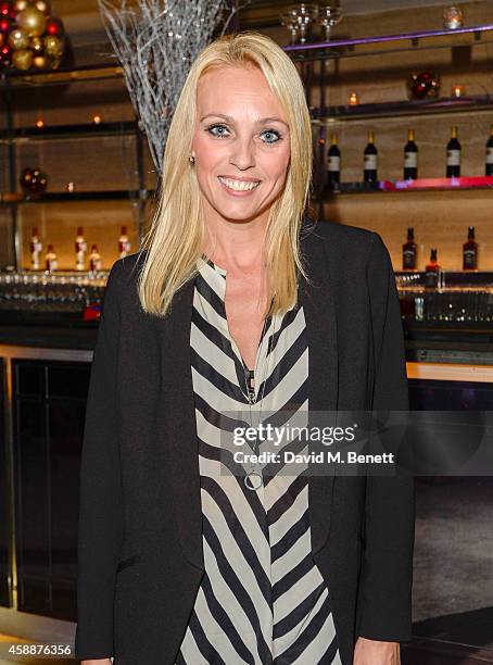 Camilla Dallerup arrives at the "White Christmas" press night after party at The Bloomsbury Ballroom on November 12, 2014 in London, England.