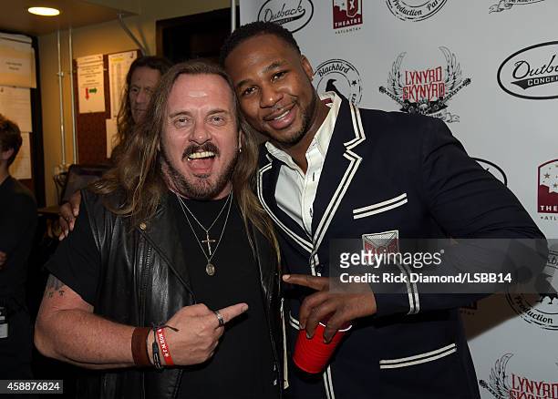 Johnny Van Zant and Robert Randolph attend One More For The Fans! - Celebrating the Songs & Music of Lynyrd Skynyrd at The Fox Theatre on November...