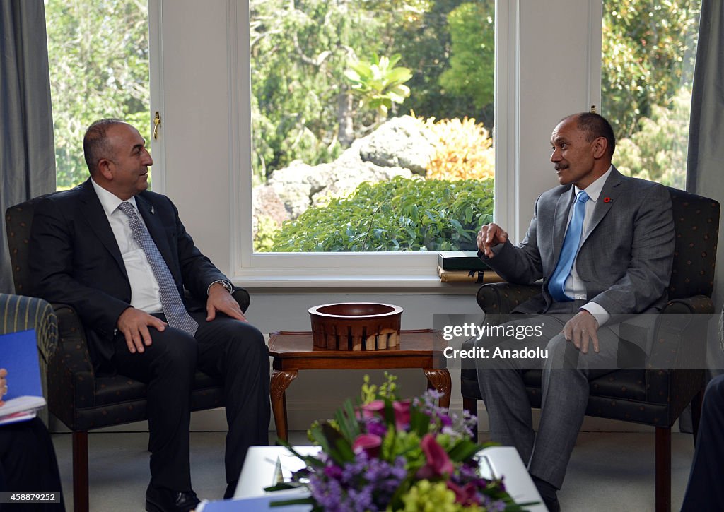 Turkish Foreign Minister Cavusoglu visits New Zealand