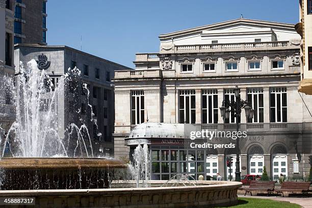 city scape in oviedo - oviedo stock pictures, royalty-free photos & images