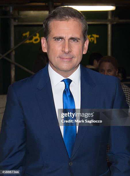 Actor Steve Carell attends Sony Pictures Classics screening of "Foxcatcher" hosted by Details, Brooks Brothers & Patron with The Cinema Society at...