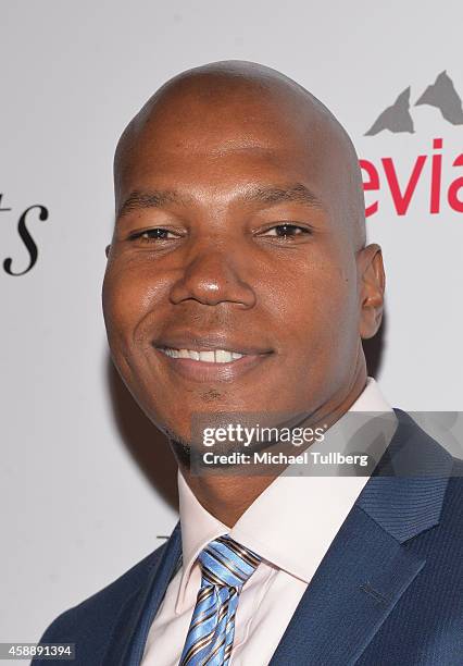 Actor Isaac Keys attends the premiere of Relativity Studios and BET Networks' film "Beyond The Lights" at ArcLight Hollywood on November 12, 2014 in...