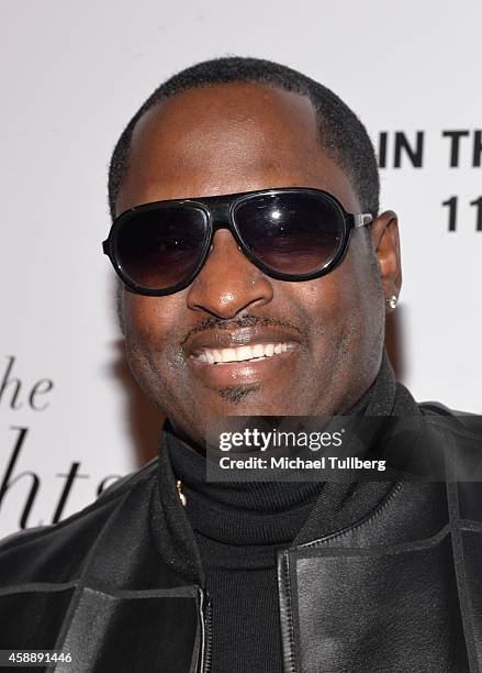 Singer Johnny Gill attends the premiere of Relativity Studios and BET Networks' film "Beyond The Lights" at ArcLight Hollywood on November 12, 2014...