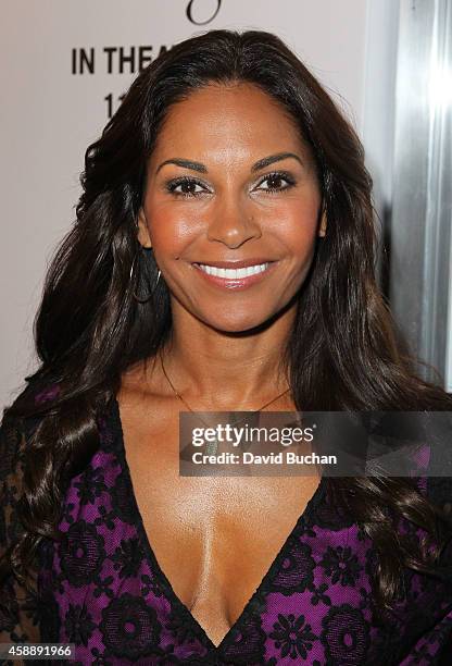 Sally Richardson Whitfield attends the Premiere of Relativity Studios and BET Networks' "Beyond The Lights" at ArcLight Hollywood on November 12,...