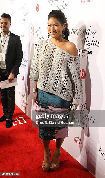 Chloe Flower attends the Premiere of Relativity Studios and BET Networks' "Beyond The Lights" at ArcLight Hollywood on November 12, 2014 in...