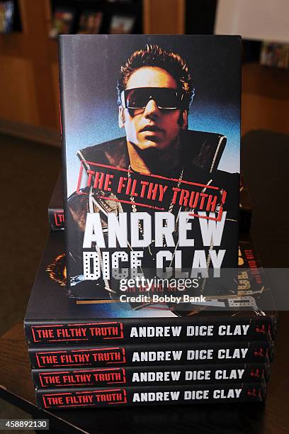 Atmosphere at the Andrew "Dice" Clay book signing at Barnes & Noble Staten Island on November 12, 2014 in New York, New York.