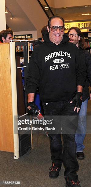 Andrew Dice Clay attends his book signing at Barnes & Noble Staten Island on November 12, 2014 in New York, New York.