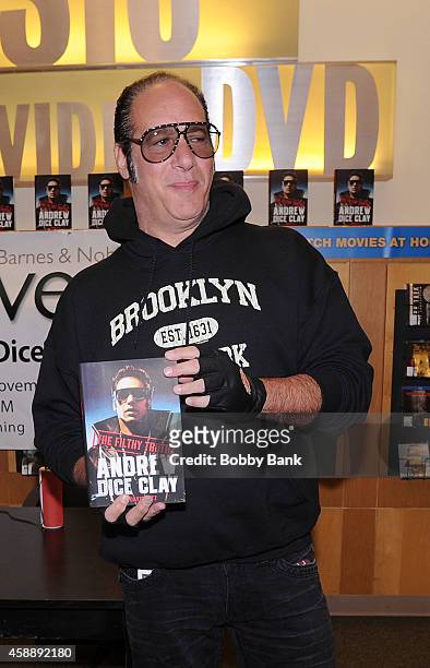 Andrew Dice Clay attends his book signing at Barnes & Noble Staten Island on November 12, 2014 in New York, New York.
