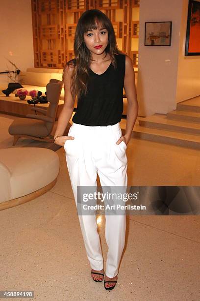 Actress Ashley Madekwe attends David Webb Presents "The Tool Chest Collection" on November 12, 2014 in Beverly Hills, California.