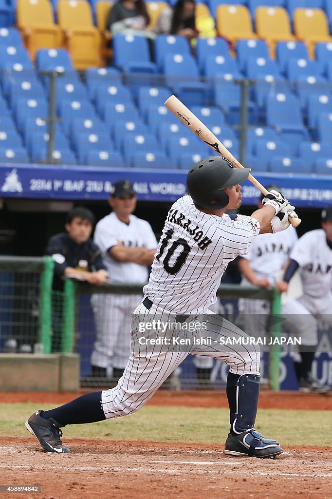 Japan v Czech Republic - IBAF 21U Baseball World Cup Group C