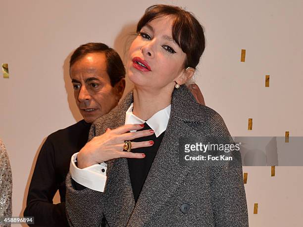 Fashion designer Frederique Lopez attends the 'Stone for Bonpoint' : New Jewellery Collection : Cocktail Party At Bonpoint Shop Avenue Montaigne on...