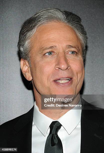 Director/writer/producer Jon Stewart attends "Rosewater" New York Premiere at AMC Lincoln Square Theater on November 12, 2014 in New York City.
